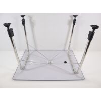 Dukdalf Stabilic 1 Luxe Campingtisch 80x60cm hellgrau Klapptisch