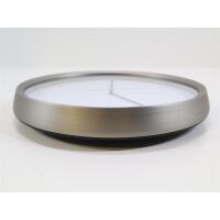 TFA Dostmann 60.3521.02 Funk Wanduhr 30.5 cm x 4.8 cm Edelstahl