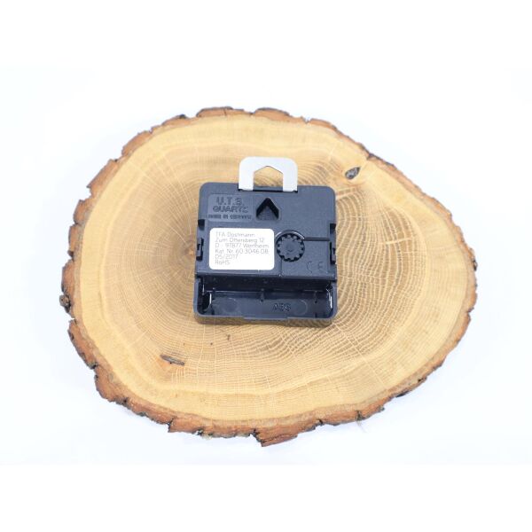 TFA 60.3046.08 Wanduhr analog Tree O Clock Baumscheibenuhr Eiche Quarzuhr