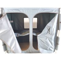 Camp4 Bamboo Quick High Campingküche Reiseküche Campingschrank 100x49x82cm anthrazit
