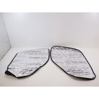 Carbest Magnet-Innenisolierung Fahrerhaus-Set Isoflex schwarz 3-teilig für Fiat Ducato Bj. ab 2006