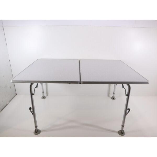 Westfield Be Smart Extender Campingtisch Klapptisch Esstisch Reisetisch Garten Terrasse 120x80x58/74cm Aluminium