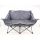 Brunner Action Faltsofa Campingbank Campingsofa Sessel 2 Personen Outdoor grau