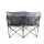 Brunner Action Faltsofa Campingbank Campingsofa Sessel 2 Personen Outdoor grau