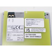 Büttner Elektronik Solar-Fernanzeige III, schwarz