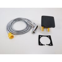 Lilie Externer Duschanschluss, 10mm, schwarz