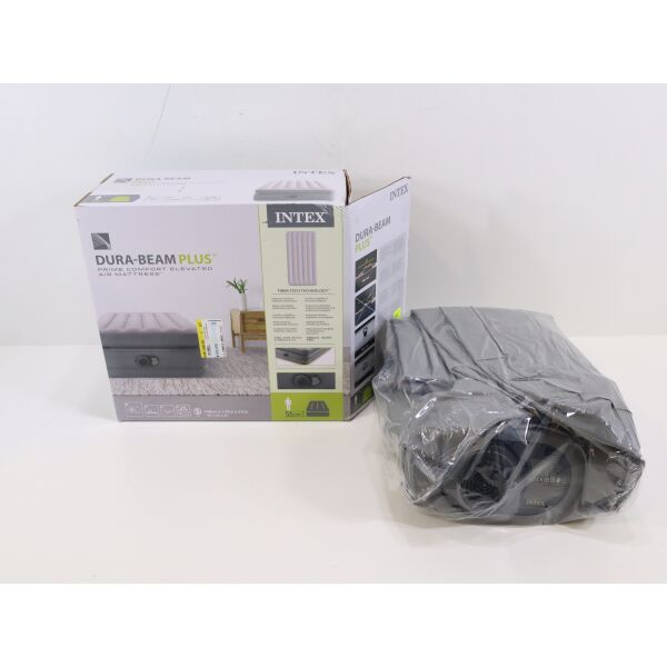 Intex 64162ND Twin Comfort Elevated Airbed Luftbett Luftmatratze Gästebett 191x99x51cm beige braun