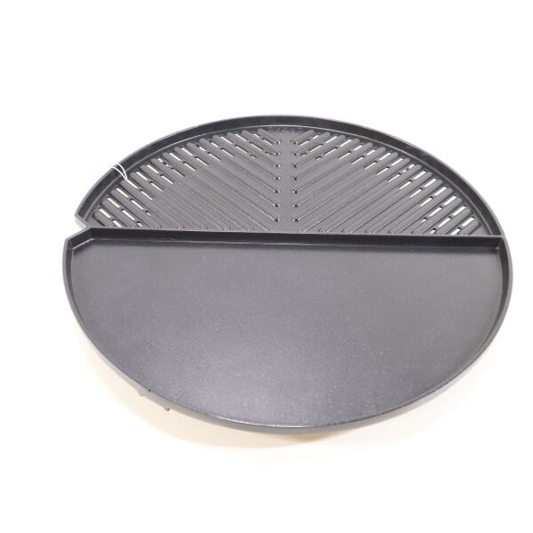 Cadac Grill 2 Braai Grillplatte für Carri Chef 2 Ø 44cm geriffelt Stahl schwarz
