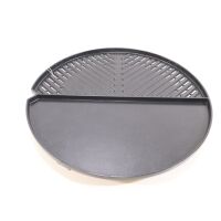 Cadac Grill 2 Braai Grillplatte für Carri Chef 2 Ø 44cm geriffelt Stahl schwarz