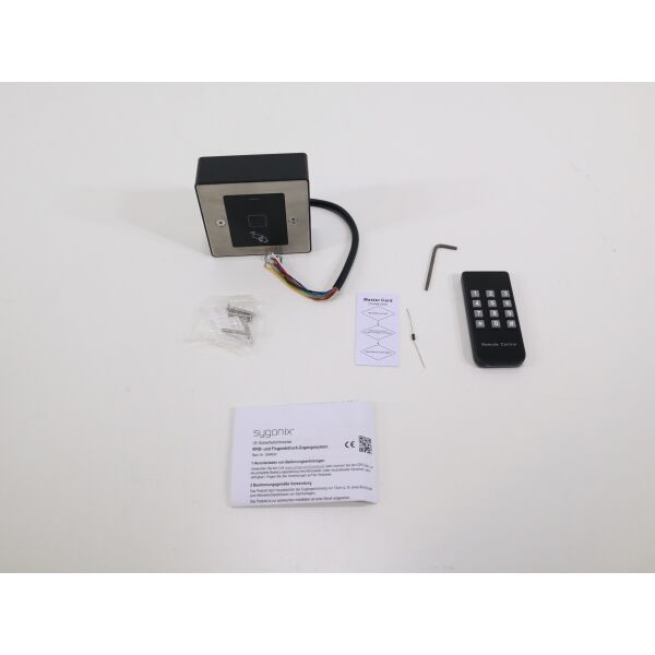 Sygonix SY-6097868 Fingerprint/RFID Zugangssystem Unterputz 12V/DC 18V/DC IP66