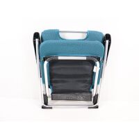Brunner Sangria Outdoor-Klappstuhl, schwarz/avio blau Campingstuhl