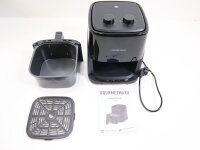 GOURMETmaxx Heißluftfritteuse 3,2 l, 1300 W, schwarz, Minibackofen