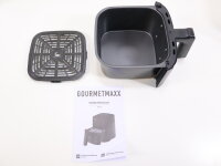 GOURMETmaxx Heißluftfritteuse 3,2 l, 1300 W, schwarz, Minibackofen