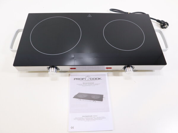 ProfiCook IR-Kochplatte PC-DKP 1211 Infrarot Einzelkochplatte Induktion 2800 W