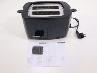 Severin AT2287 Toaster mit Brötchenaufsatz Schwarz 700W