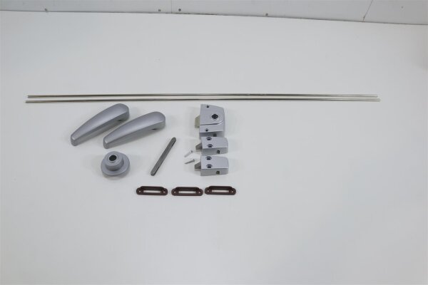 Fawo 77777T00116 Möbel- Toilettenraumschloss Wohnmobil Camping 3-Punkt-Verriegelung silber