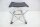 Crespo AL/231-DL Deluxe Beinauflage Fußauflage Hocker Camping Garten Terrasse gepolstert klappbar anthrazit