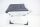 Crespo AL/231-DL Deluxe Beinauflage Fußauflage Hocker Camping Garten Terrasse gepolstert klappbar anthrazit