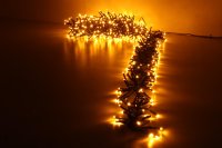 Luca Lighting - LED Weihnachtsbeleuchtung Cluster Innen 560cm 768 leds 2300K | Warmweiß - inkl. Steuerung und Zeitschaltuhr