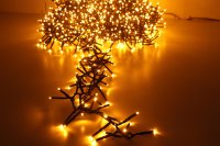 Cluster-Lichterkette - Weihnachtsbeleuchtung innen...