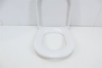 WC-Sitz Metallscharnier Absenkautomatik Duroplast Weiß Toilettensitz