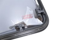 Carbest RW Van Ausstellfenster Fensterscheibe für gewölbte Außenfläche 900x450mm Kastenwagen Camping getönt
