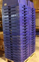 Lager Kisten Stapelboxen Blau 80x60x35 Lagerkisten Garagenboxen