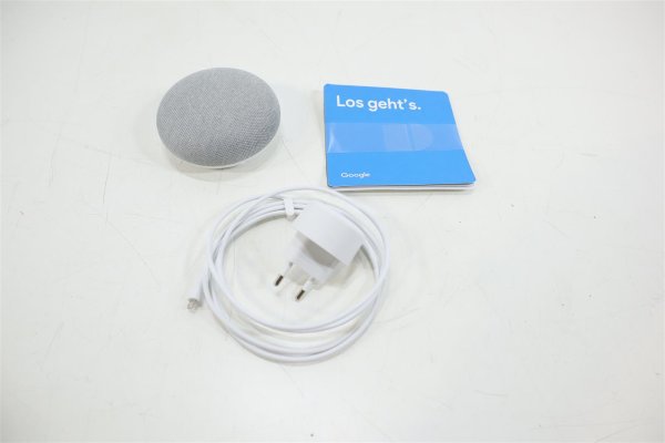 Google Home Mini Sprachassistent Lautsprecher Kreideweiß WLAN Smart Speaker