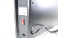Heizkonvektor 2000W schwarz Heizung Glas Heizstrahler