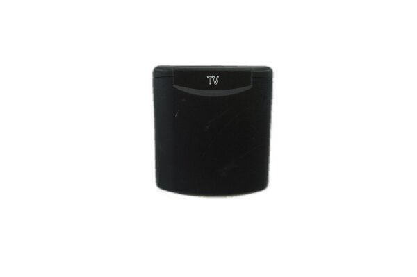 Fawo Universal-Vorzeltsteckdose Antenne TV SAT 12/230V 2xSAT/TV Camping Magnetverschluss schwarz